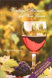 Cover of: Vintage Humor for Wine Lovers