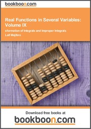 Cover of: Real Functions in Several Variables: Volume IX sformation of Integrals and Improper Integrals