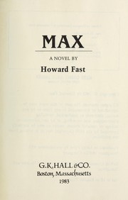 Cover of: Max by Howard Fast