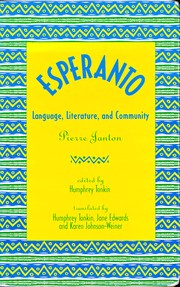 Cover of: Esperanto: Language, Literature, and Community by 