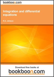 Cover of: Integration and differential equations