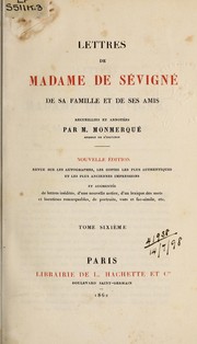 Cover of: Lettres de Mme. de Sévigné, de sa famille et ses amis