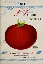 Cover of: 1911 Jung's seed annual
