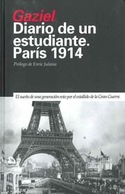 Cover of: Diario de un estudiante, París 1914