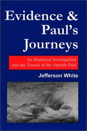 Cover of: Evidence and Paul's Journeys