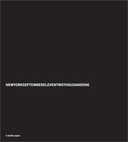 Cover of: Newyorkseptembereleventwothousandone
