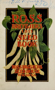 Ross Brothers 1911 seed book by Ross Brothers Seed House