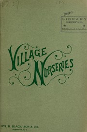 Cover of: Village Nurseries by Jos. H. Black, Son & Co