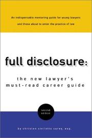 Full disclosure by Christen Civiletto Carey