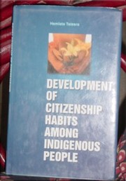 Cover of: Development of citizenship habits among indigenous people