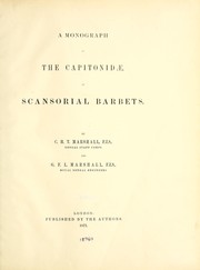 A monograph of the Capitonidæ, or scansorial barbets by Charles Henry Tilson Marshall