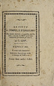 Fu il fuoco, o, L'acqua che sotterrò Pompei ed Ercolano? by C. Lippi