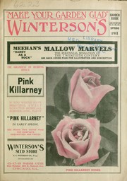 Cover of: Winterson's garden guide: spring 1911