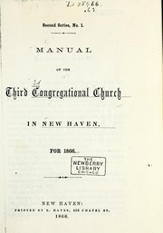 Manual of the Third Congregational Church in New Haven for 1866 by Third Congregational Church (New Haven, Conn.)