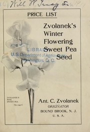 Cover of: Price list by Ant. C. Zvolanek (Firm), Ant. C. Zvolanek (Firm)