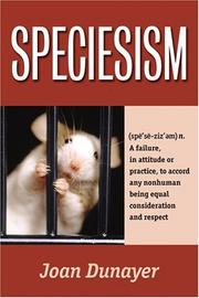 Cover of: Speciesism by Joan Dunayer