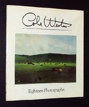 Cover of: Cole Weston, eighteen photographs by Cole Weston