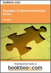 Cover of: Examples of General Elementary Series