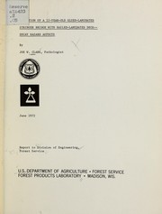 Cover of: Condition of a 12-year-old glued-laminated stringer bridge with nailed-laminated deck-decay hazard aspects