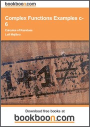 Cover of: Complex Functions Examples c-6 Calculus of Residues