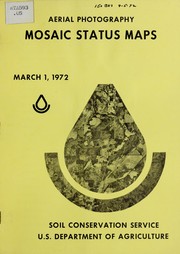 Cover of: Mosaic status maps by United States. Soil Conservation Service.