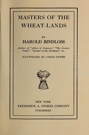 Cover of: Masters of the wheat-lands