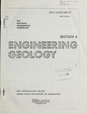 Cover of: National engineering handbook: Engineering geology