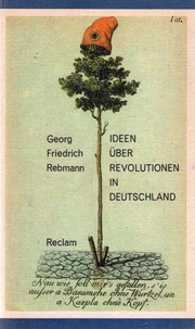 Ideen über Revolutionen in Deutschland by Georg Friedrich Rebmann