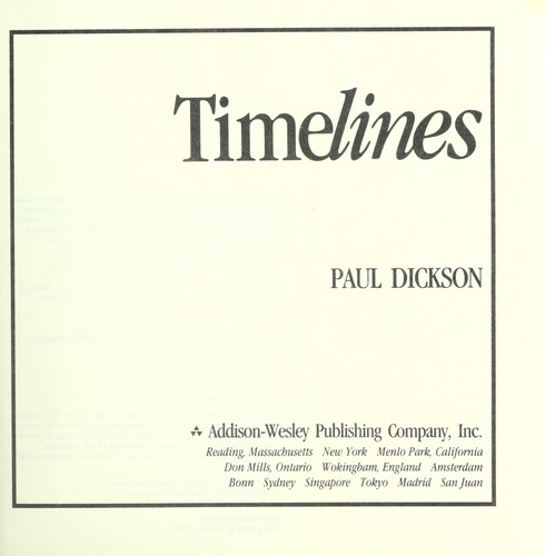 Timelines by Paul Dickson
