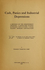 Cover of: Cash, panics and industrial depressions.