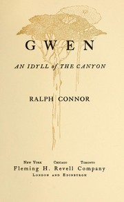 Cover of: Gwen by Ralph Connor