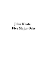 Five Major Odes by John Keats