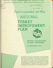 Participants in the National Turkey Improvement Plan by United States. Agricultural Research Service. Animal Husbandry Research Division