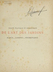 Cover of: L'art des jardins by Ernouf, Alfred Auguste Baron