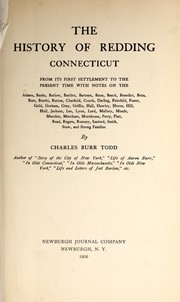 Cover of: The history of Redding, Connecticut: from its first settlement to the present time