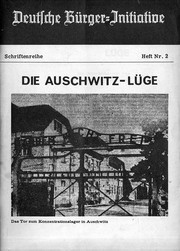 Die Auschwitz-Lüge by Thies Christophersen
