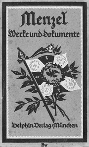 Cover of: Menzel - Werke und Dokumente