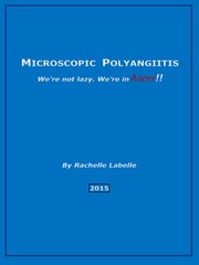 Cover of: Microscopic Polyangiitis. We're Not Lazy.We're in Agony!!