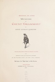 Cover of: Memoirs of Count Grammont by Count Anthony Hamilton