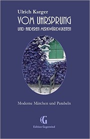 Cover of: Vom Uhrsprung  und anderen Merkwürdigkeiten by 
