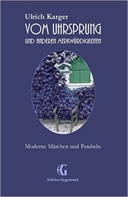 Cover of: Vom Uhrsprung  und anderen Merkwürdigkeiten: Moderne Märchen und Parabeln