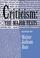 Cover of: Criticism