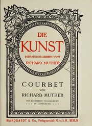 Cover of: Courbet by Richard Muther