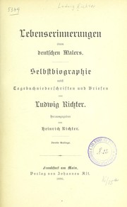 Cover of: Lebenserinnerungen eines deutschen Malers by Richter, Ludwig