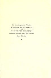 Cover of: Handzeichnungen deutscher Meister des neunzehnten Jahrhunderts: Spezialsammlung von Zeichnungen und Radierungen Wilhelm von Kobells