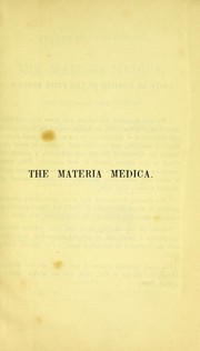 A practical compendium of the materia medica, adapted to the treatment of the diseases of infancy and childhood by Alexander Ure