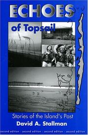 Cover of: Echoes of Topsail: Stories of the Island's Past