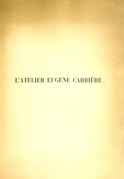 Cover of: Eugène Carrière