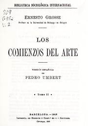 Cover of: Los comienzos del arte: VersiÃ³n espanola de Pedro Umbert