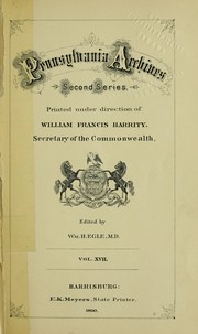 Cover of: Pennsylvania archives: second series